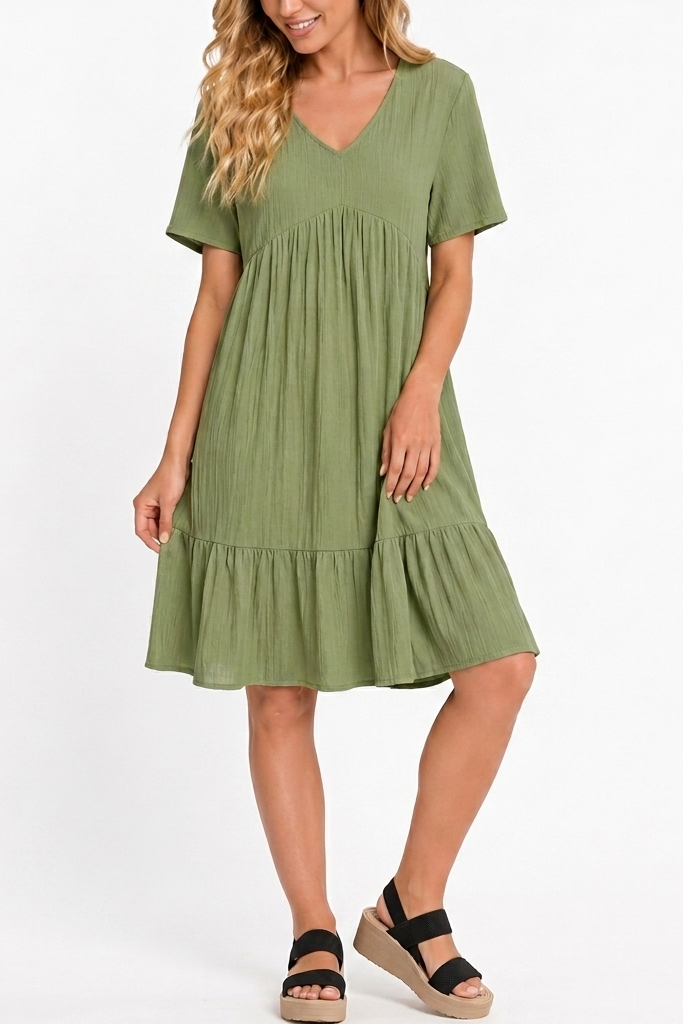 Vestido Fibra Sintética