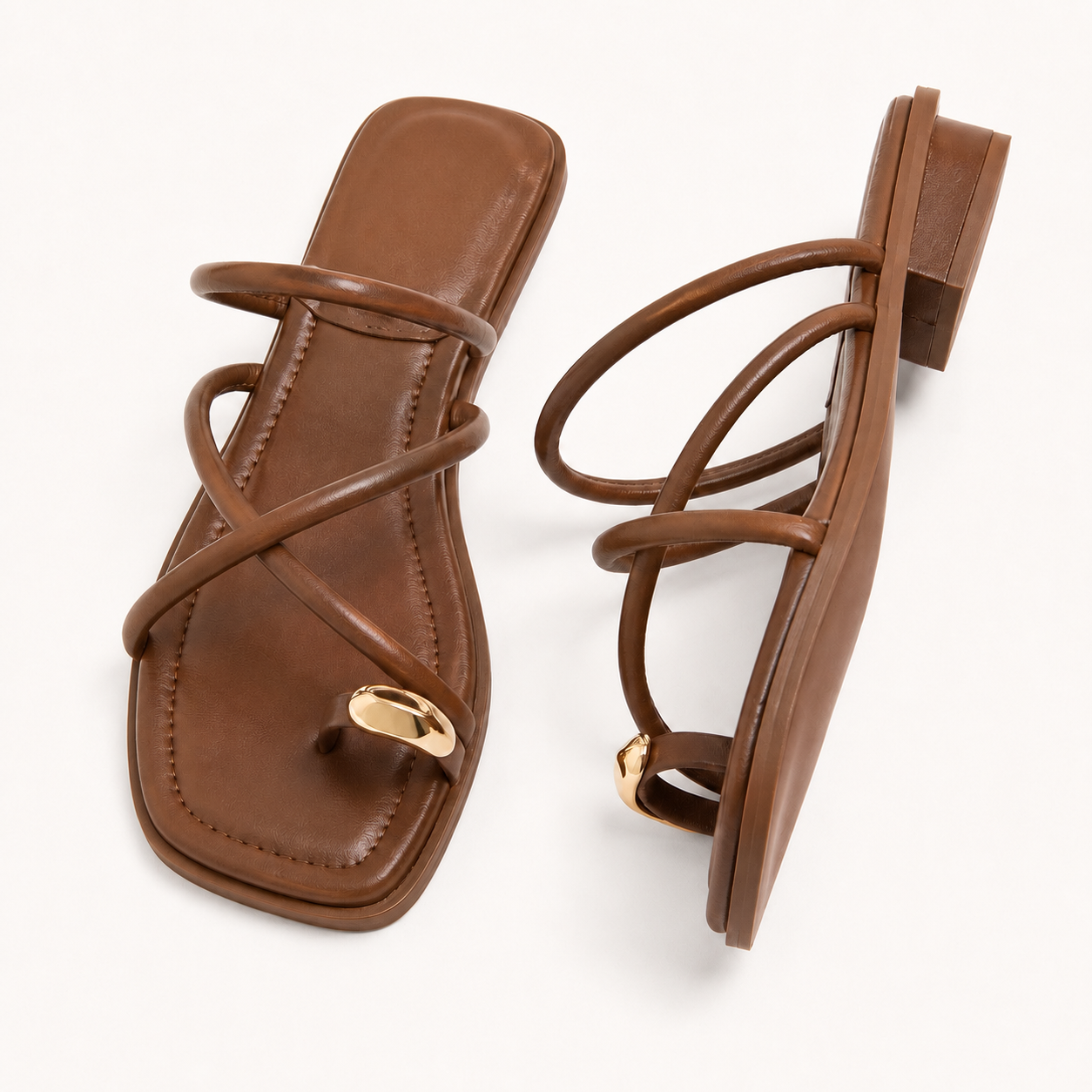Sandalias Con Anillo